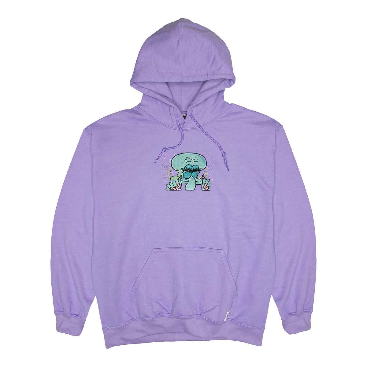 Squid Embroidered Hoodie