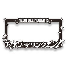 Load image into Gallery viewer, Neon Delinquents License Plate Frames