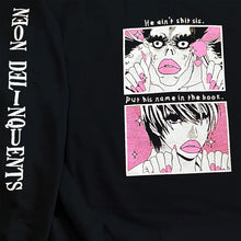 Load image into Gallery viewer, &quot;HE AIN&#39;T SHIT SIS!&quot; Black Crewneck Sweatshirt
