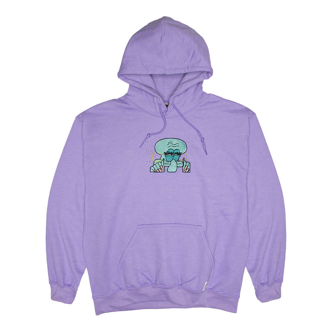 Squid Embroidered Hoodie