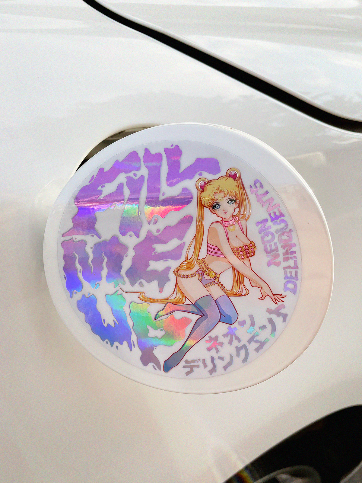 Usagi 『Fill Me Up』Sticker – Neon Delinquents