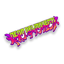 Load image into Gallery viewer, Neon Delinquents Sticker 【Spot Reflective】
